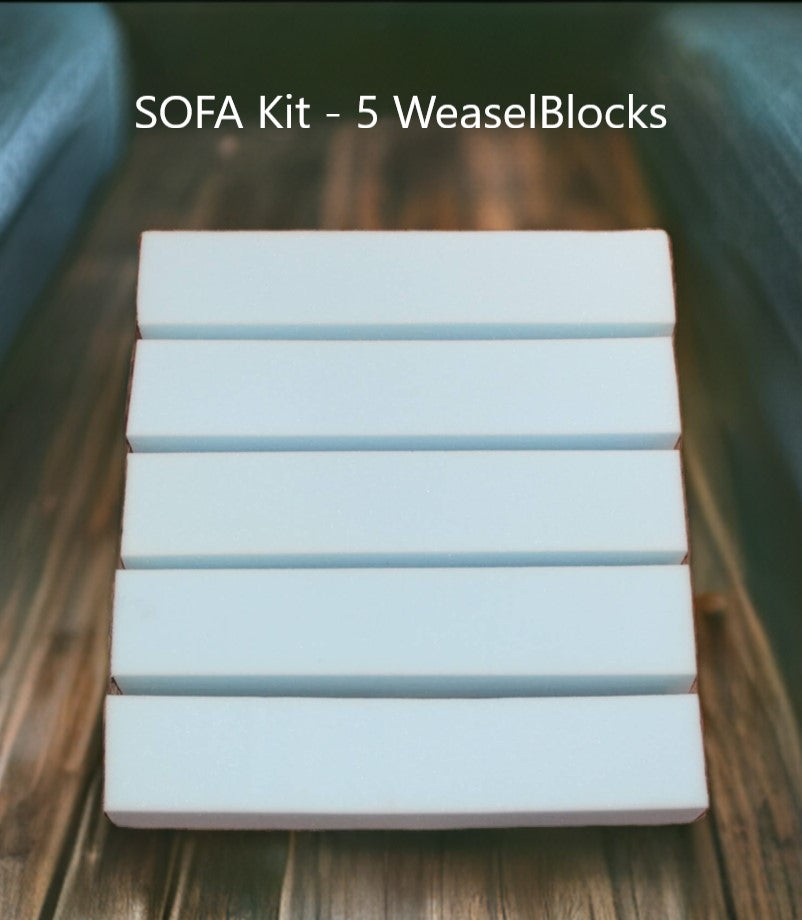 Sofa Kit is 5 Anti Slip Couch Slipcover tucks.  Sofa Slipcover Grips.  Couch Cover Tucks.